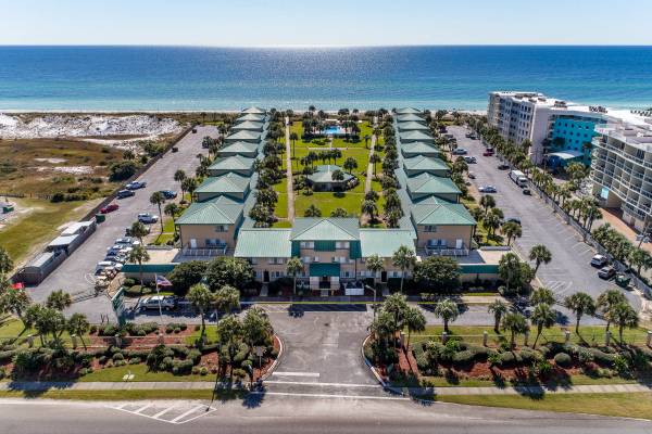 aerial view of Seaspray Condos