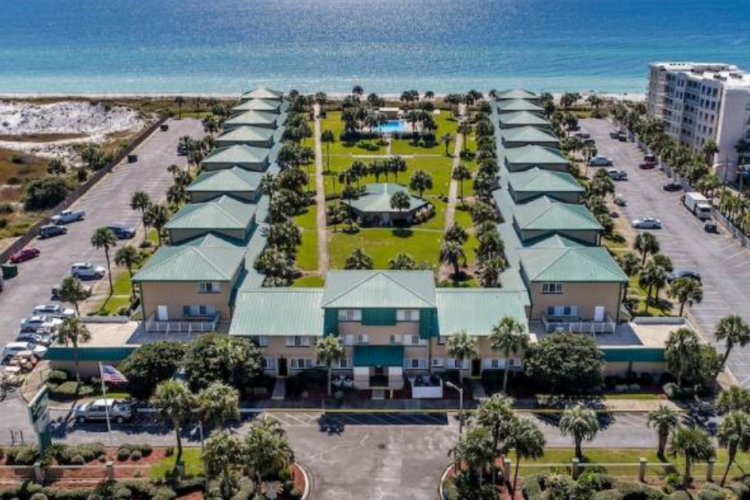 aerial view of Seaspray condos