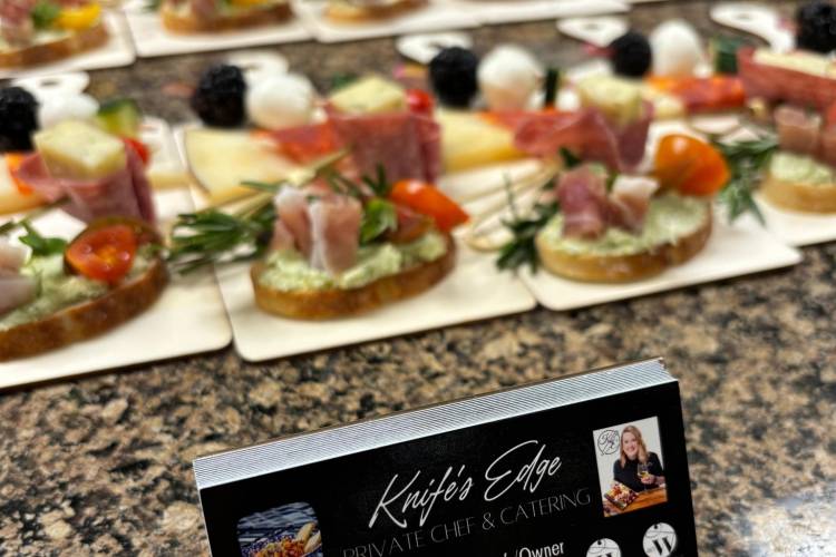 charcuterie from Knifes Edge Caterting