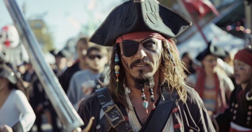 pirate at festival